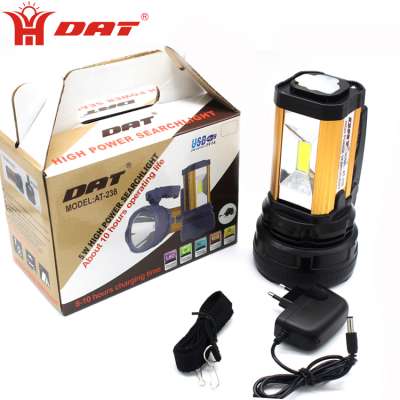 waterproof Aluminum Alloy torch Rechargeable Searchlight With Mobile charger